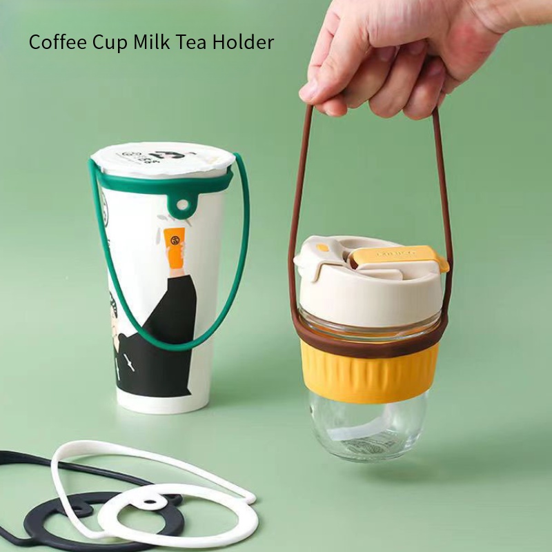 SUGAW Silicone Coffee Cup Milk Tea Holder Cups Cover Water Bottle