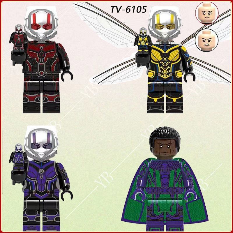 Children's Assembled Toys Super British Series Ant Man Wasp Female ...
