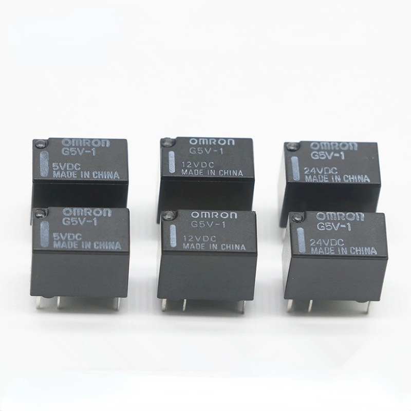 5pcs G5V-1 5VDC 12VDC 24VDC 6Pin SPDT Mini Signal Relay G5V-1-12VDC 5V ...
