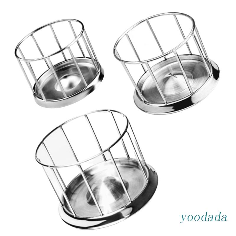 Yoo Reptiles Feeding Bowl Stainless Steel Dish Round Water Tray ...