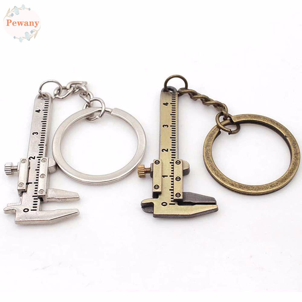 PEWANY Vernier Caliper Keychain Portable Scale Keychain Gadget Car