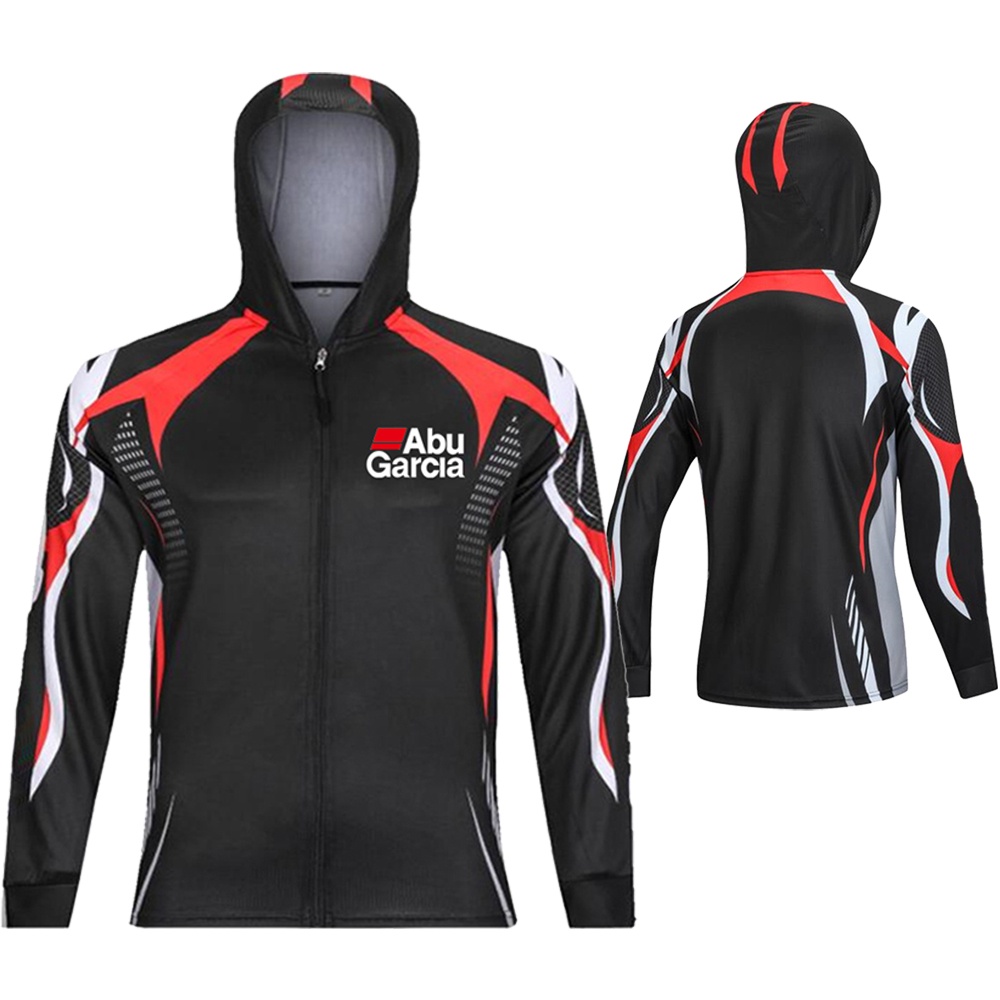 Ready Stock New Style ABUGARCIA Fishing Hoodies Men Fishing Jacket