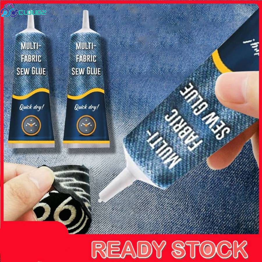 FABRIC GLUE EXTRA STRONG TEXTILE HEMMING ADHESIVE BONDS SEW SEWING