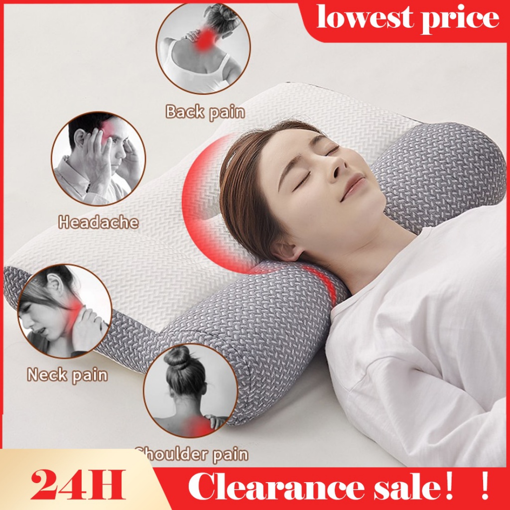 Orthopedic Sleeping Pillow Super Ergonomic Positions Cervical Contour ...