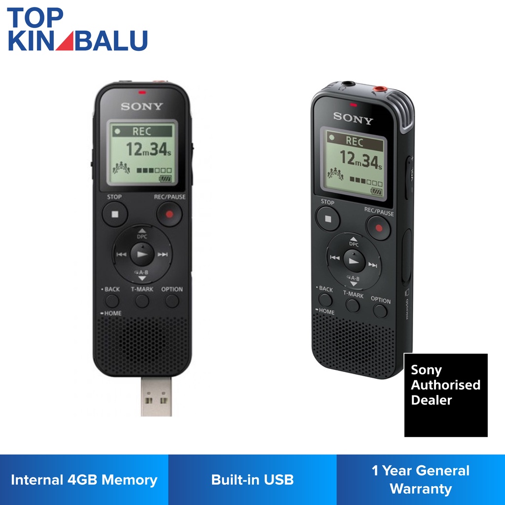 SONY ICDPX470 DIGITAL VOICE RECORDER WITH BUILTIN USB PX SERIES