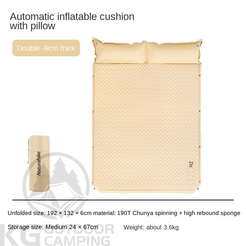 Naturehike Air Mattress 3CM 6CM Automatic Inflatable Cushion With