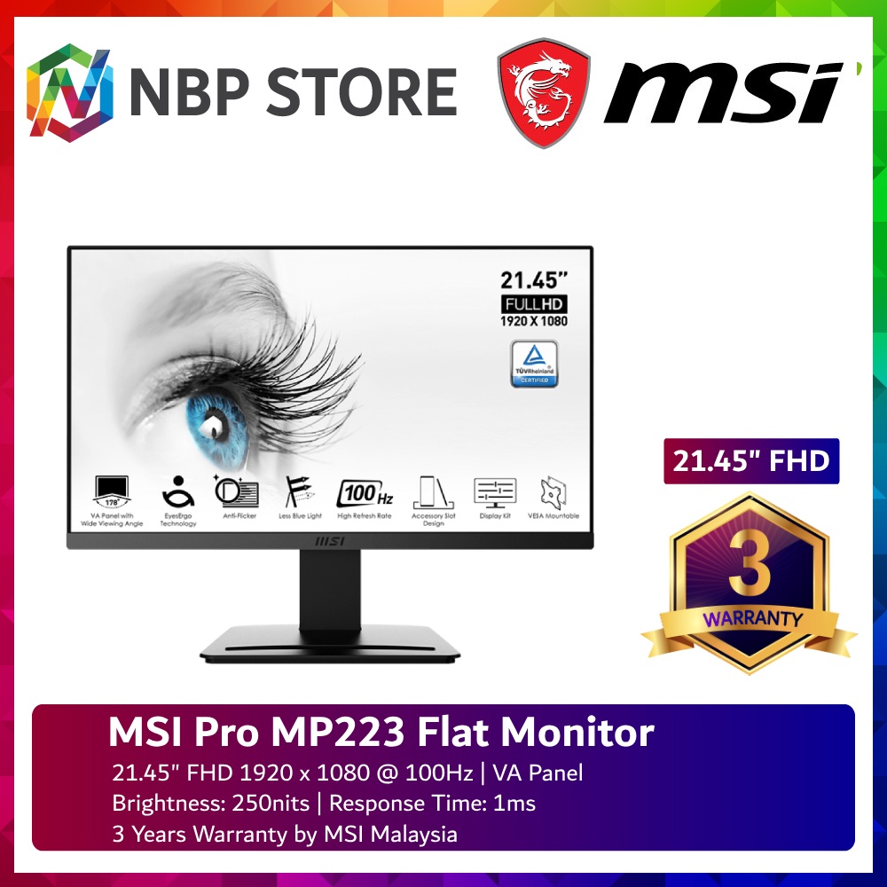 MSI Pro MP223 21.45