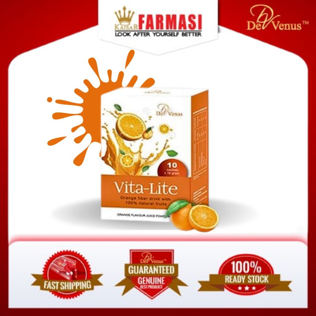 DETOX & MEAL REPLACEMENT DE VENUS VITA-LITE 10GX 10'S /BOX | Shopee ...