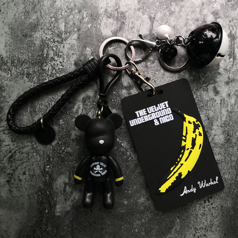 Street Wear Bus Card Holder Keychain Korean Student Couple Food Card Access Control Subway