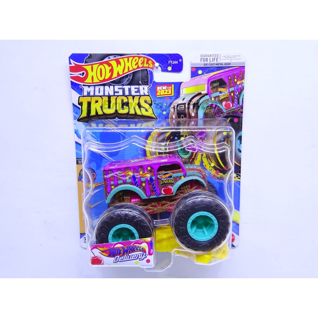 Hot Wheels Monster Trucks Dairy Delivery Birthday Bash Pink | Shopee ...