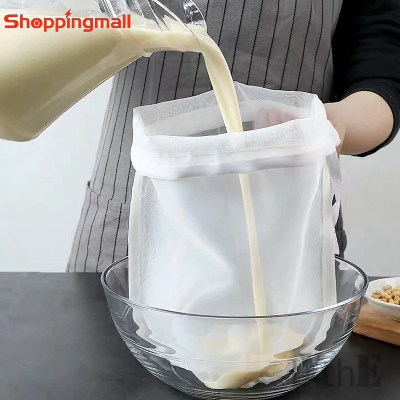 [Sunshine] Soya Milk & Vegetable Juice Strainer Bags / Food Grade Reusable Nylon Strainer Bags
