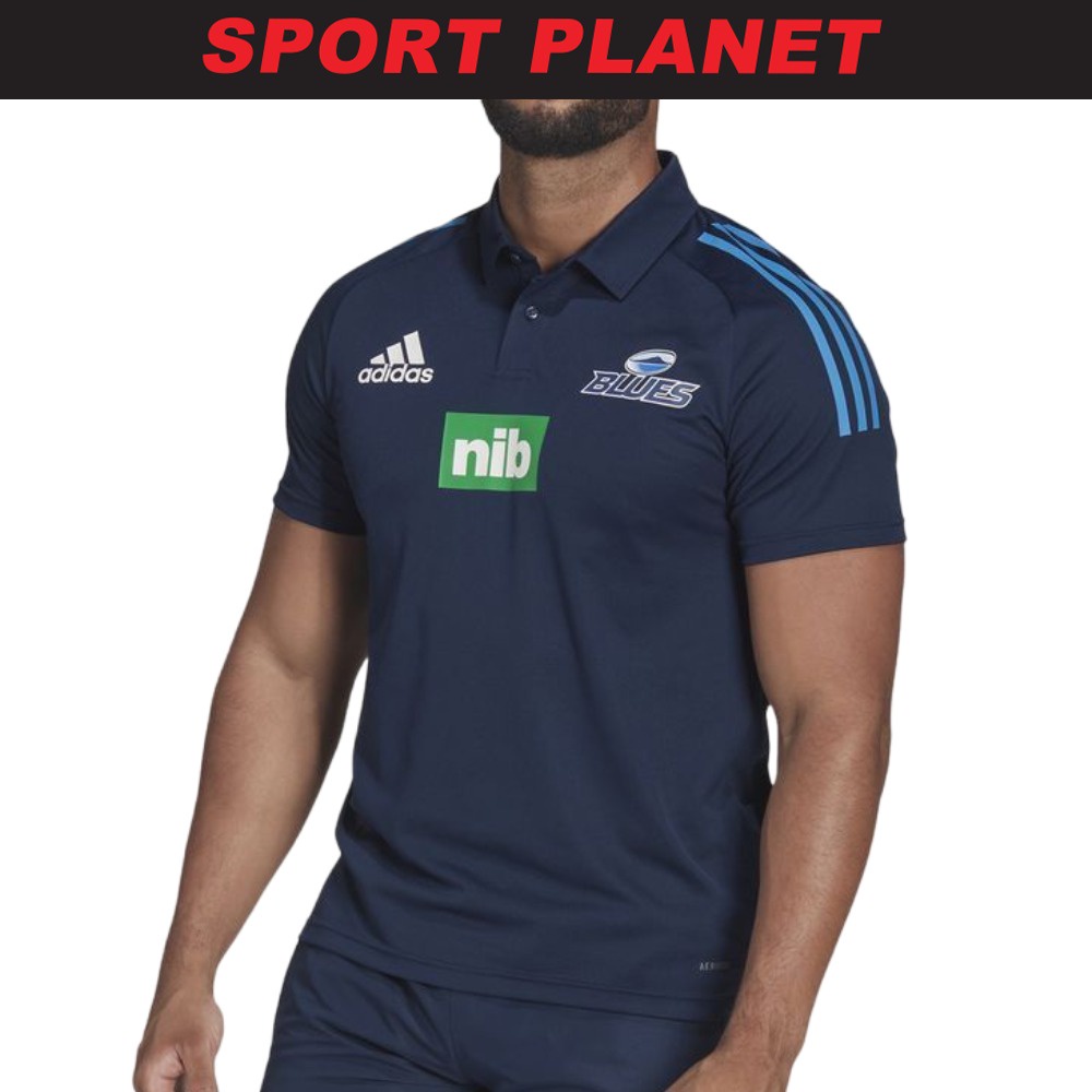 adidas Men Blues Super Rugby Polo Shirt Baju Lelaki (H58519) Sport ...