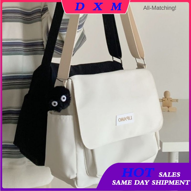 school bag Ins college student messenger bag leisure shoulder bag