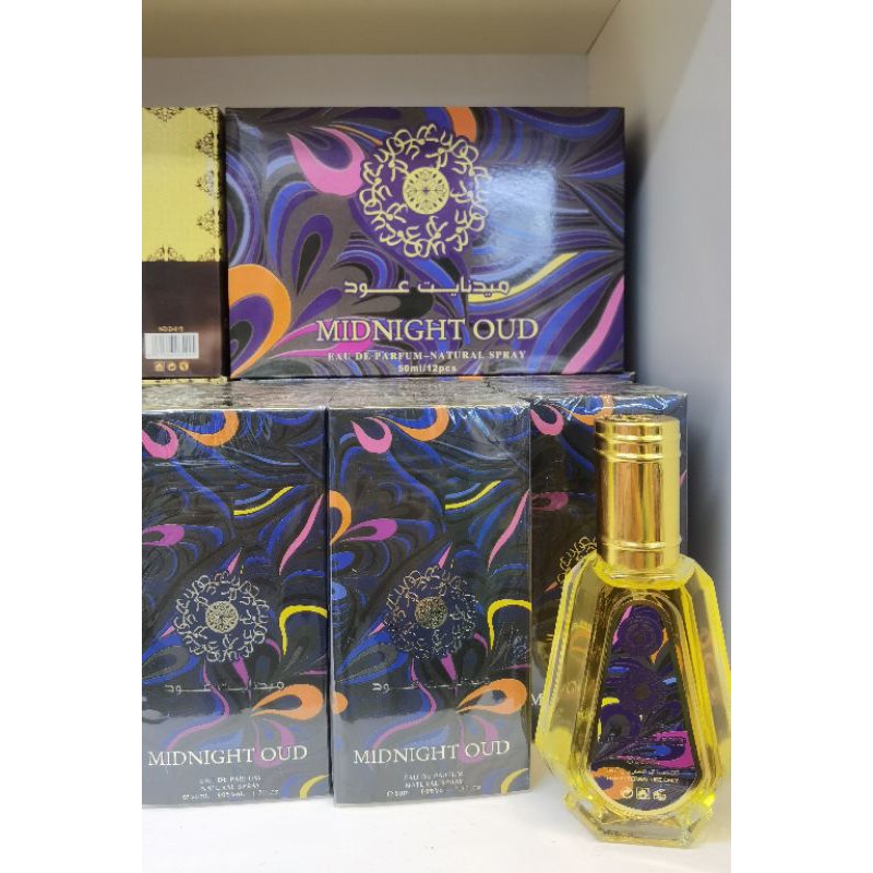 Arabic Perfume 50ml Mid Night OUD Ard Al Zaafaran Halal Limited edition