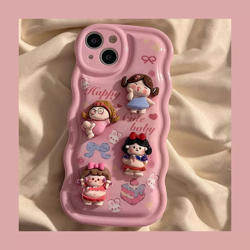 Cute Little Chubby High-end Sense Anti-fall Phone Case for IPhone 14 13 ...