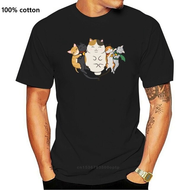 Sleepy Cats T Shirt Tora Jiro Black Coeurl Fat Cat Coeurl Kitten ...