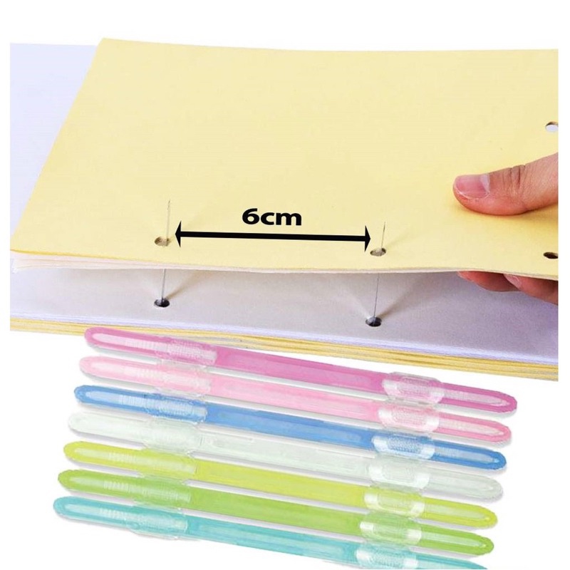 🇲🇾🐻10pcs Plastic Colour Paper Fastener File Clip | Shopee Malaysia