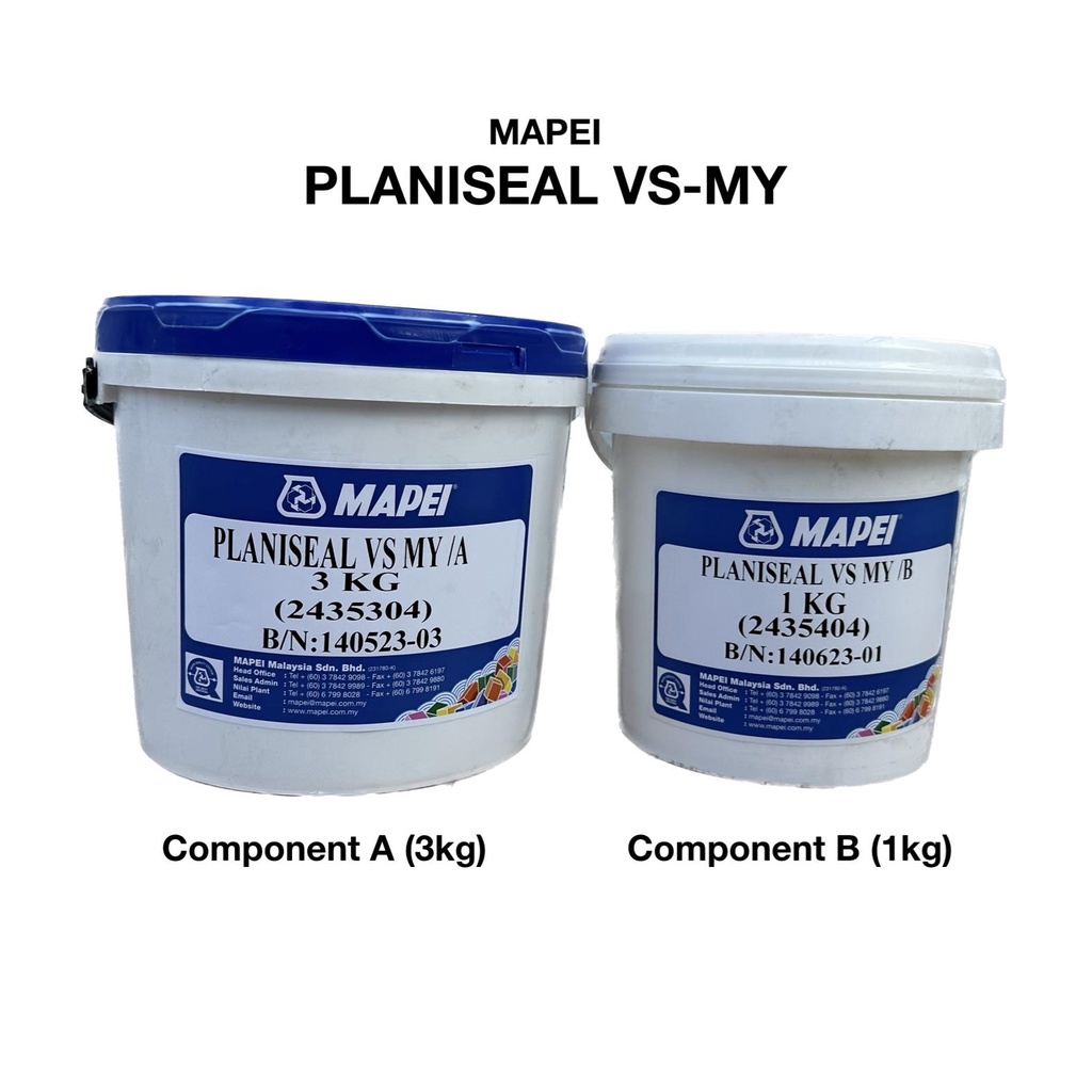 Mapei Planiseal VS-MY (4kg) Moisture-Reduction Barrier | Shopee Malaysia