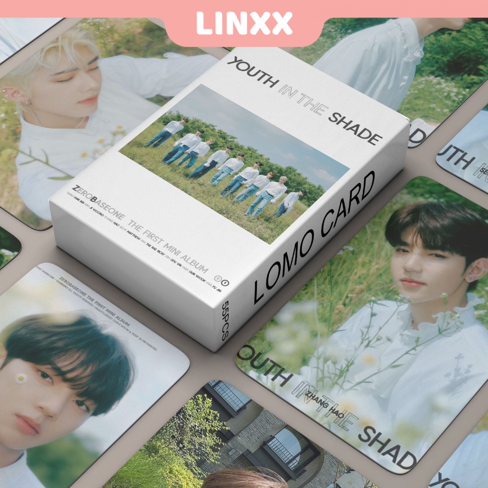LINXX 55 Pcs ZEROBASEONE YOUTH IN THE SHADE Album Lomo Card Kpop ...