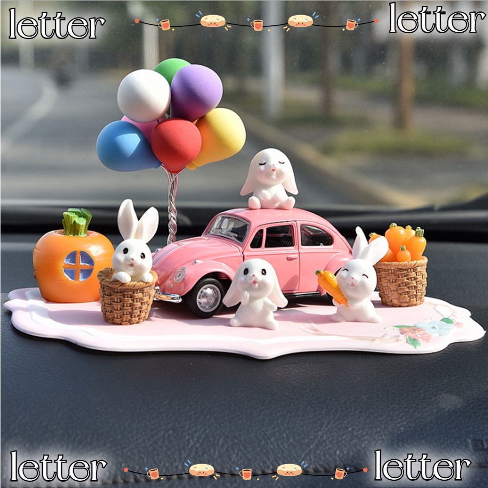 [LETTER] Hot Cartoon Car Decoration New Small Decorative Doll Cute