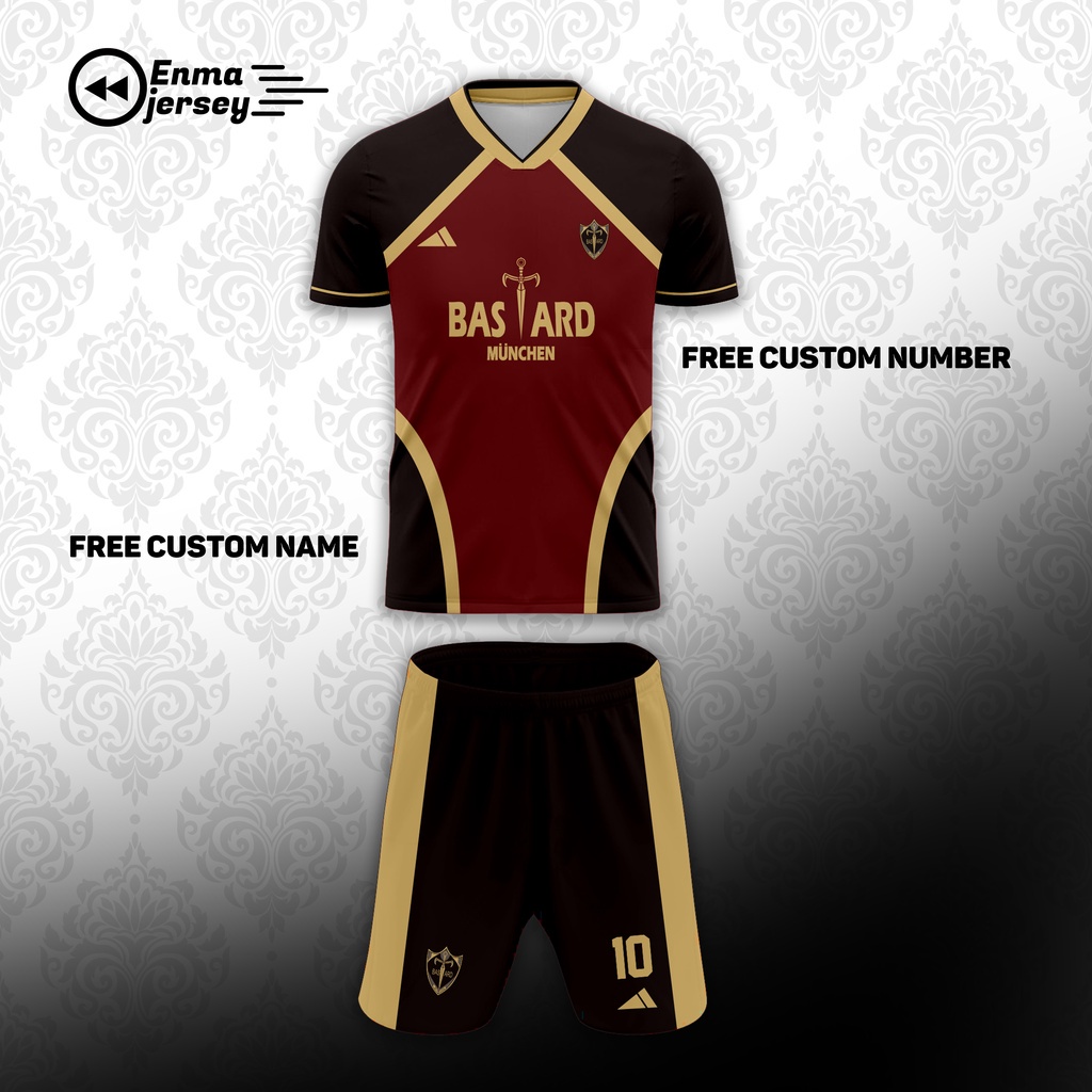 Jersey Anime Blue Lock Bastard Munchen Can Custom Name And Back