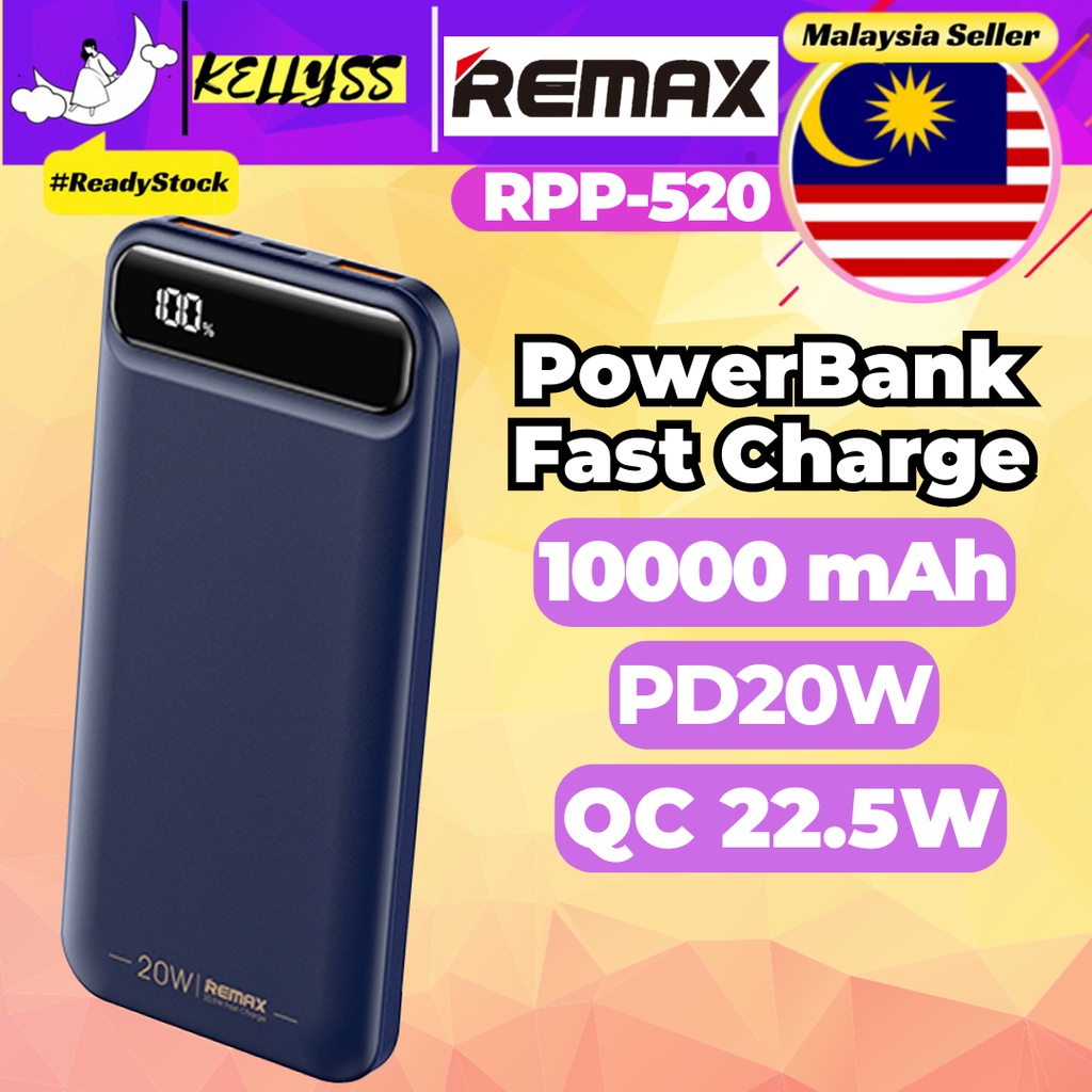 Remax PowerBank Fast Charge PD+QC Quick Charge Two Way Super Fast ...