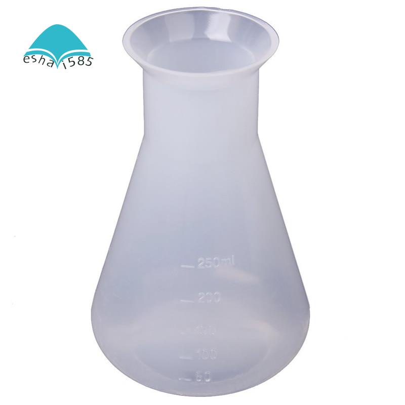 Plastic Transparent laboratory chemical Erlenmeyer flasks Container