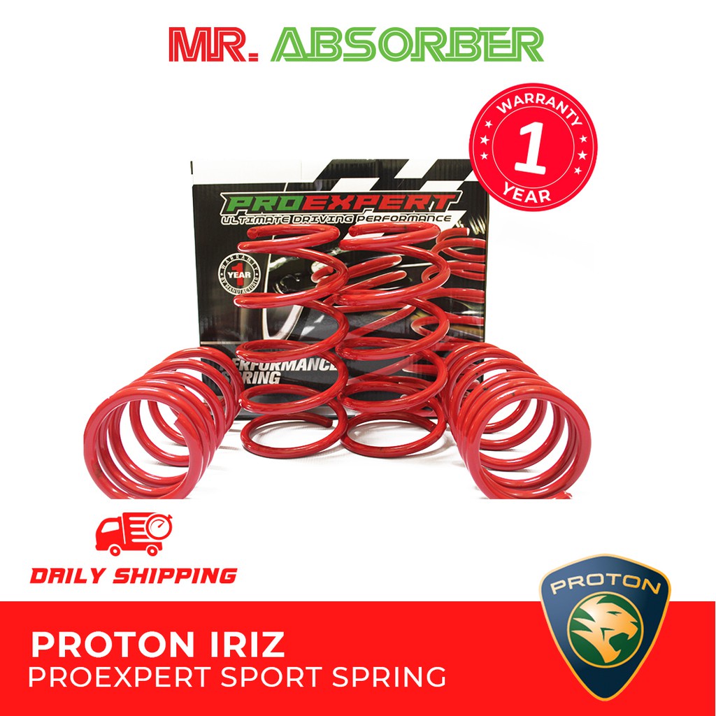 PROTON IRIZ PROEXPERT LOWERED SPORT SPRING | Shopee Malaysia