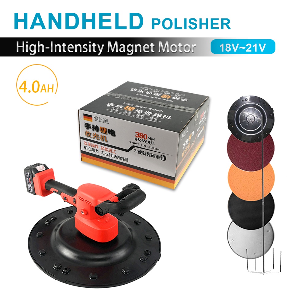 Electric Wall Sander Polishing Machine Drywall Sander Grinding Concrete