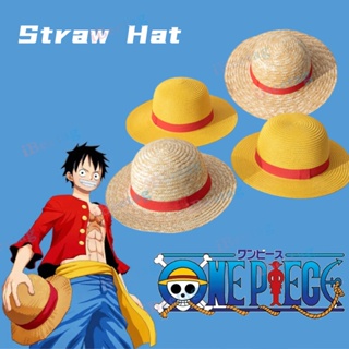 ONE PIECE Luffy Ace Straw Hat Anime Character Cosplay Props Cowboy Hat  Straw Hat Sunscreen Sun Hat Flat Cap Cartoon Costume Gift