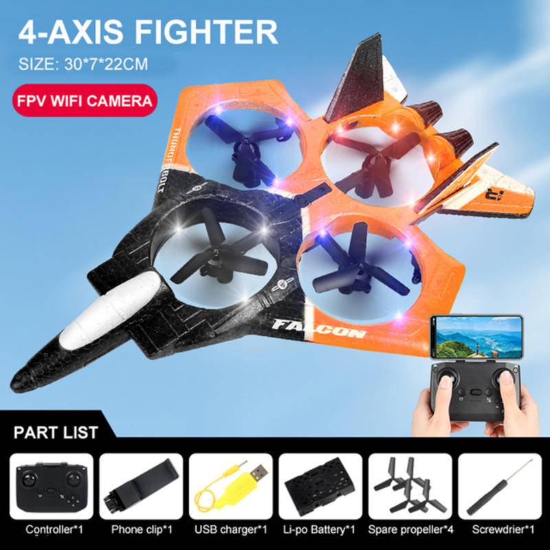 J20 RC Plane Wifi Camera Aircraft Gravity Sensing Glider Radio Control Helicopter EPP Foam