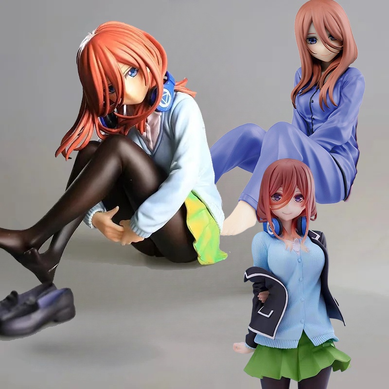 Banpresto Miku Nakano Action Figure Relax Time - The Quintessential Quintuplets, 12 Cm, PVC - 3