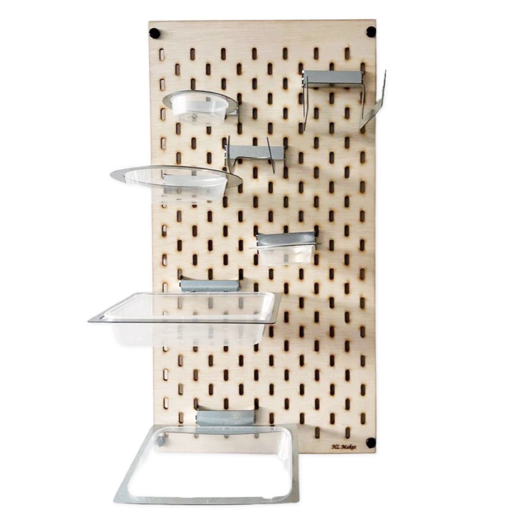 Pegboard with accessories, Complete Set Shopee Malaysia