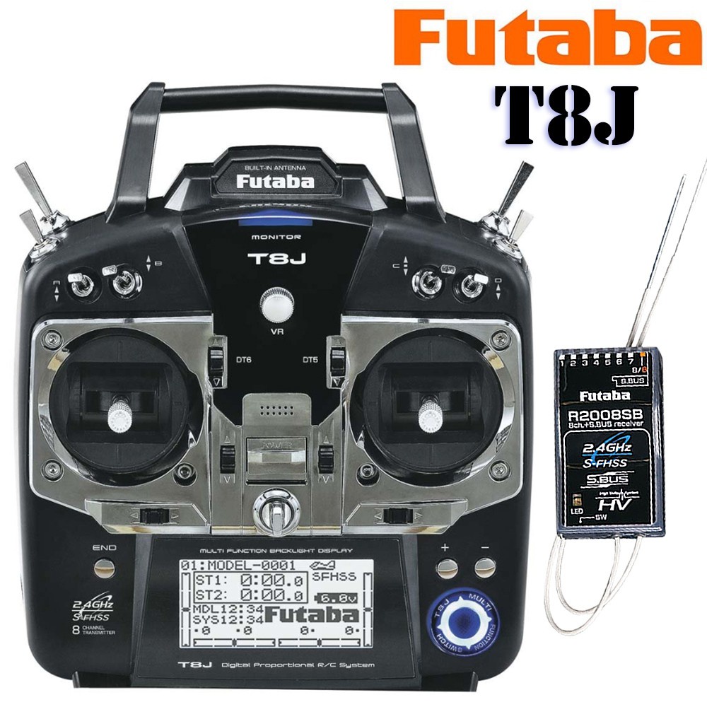 通電確認済み】フタバ T8J 送信機 2.4GHz ヘリ用 FUTABA - おもちゃ 