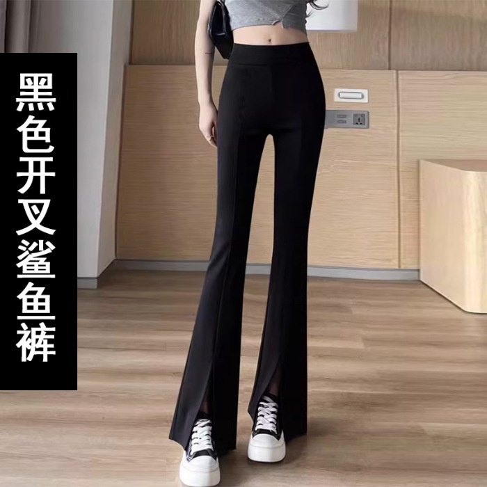 Black Yoga Pants Ladies New Style High Waist Drape Horseshoe Pants Thin ...