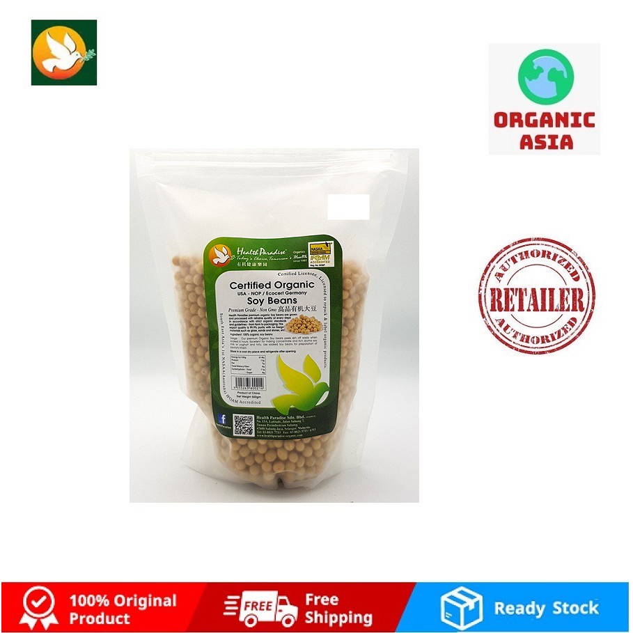 Health Paradise Organic Soy Beans 500gm Shopee Malaysia