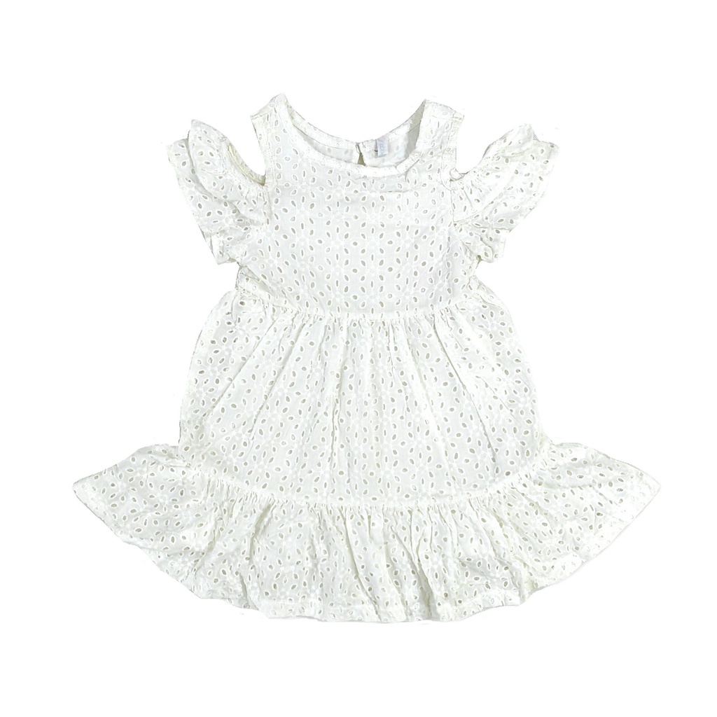 Fabkids kids girl dress elegant cap sleeve dress light cream ~ size 2T ...