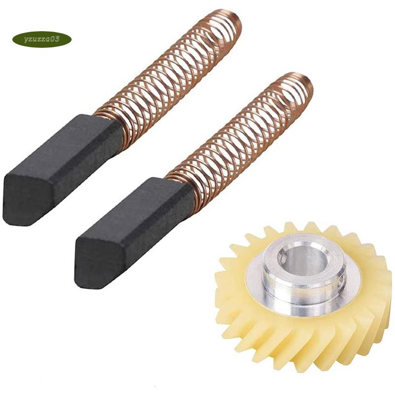 W10112253 9706416 Motor Brush W10380496 4162897 Mixer Worm Drive Gear