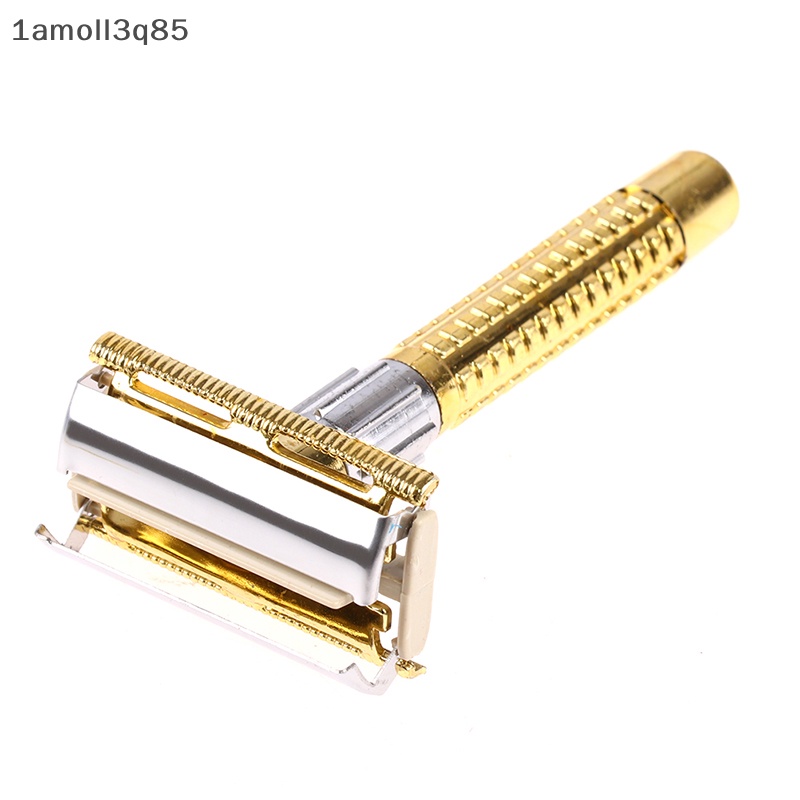 {1amoll3q85} Retro Style Safety Razor With Razor Box Handle