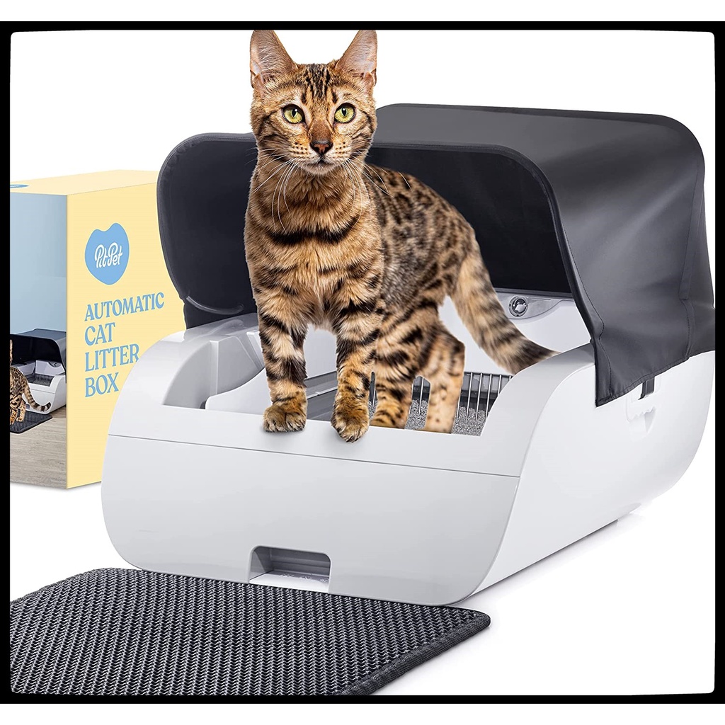 Cat Litter Box Automatic Extra Large Catit Litter Box [1year warranty