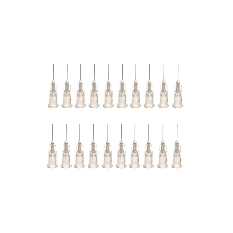 Utoolmart Dispenser Needles Flatwork Flux Paste Plastic Needles 27G I.D