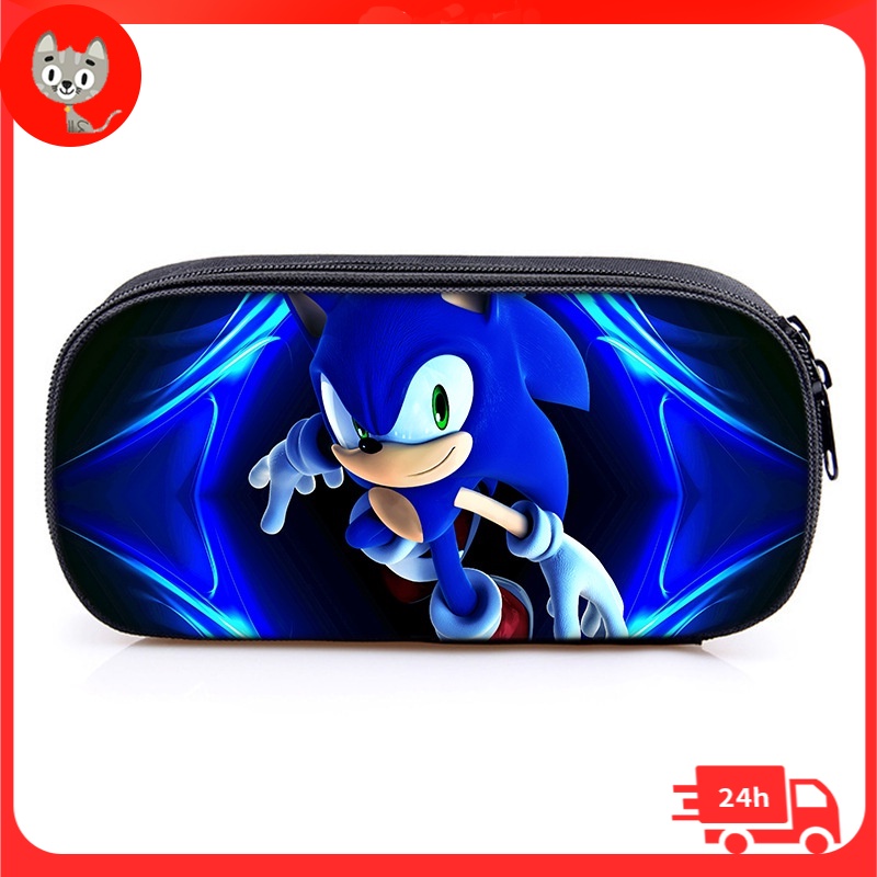 School season Sonic Pencil Case anime pen box primary and secondary