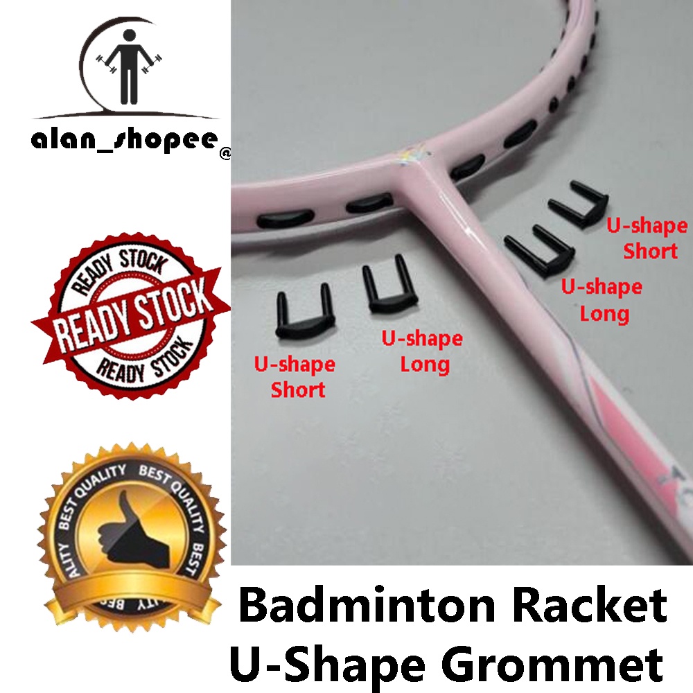 Badminton Racket Slant U-Shape Grommets and T\L shapes Grommets ...