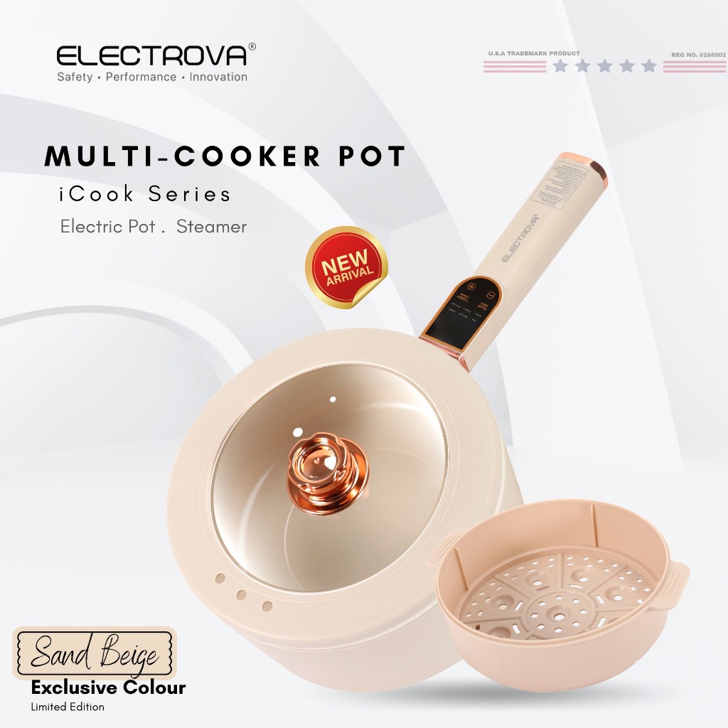Electrova iCook Series Multi-Function Cooker Pot (3L) | Shopee Malaysia