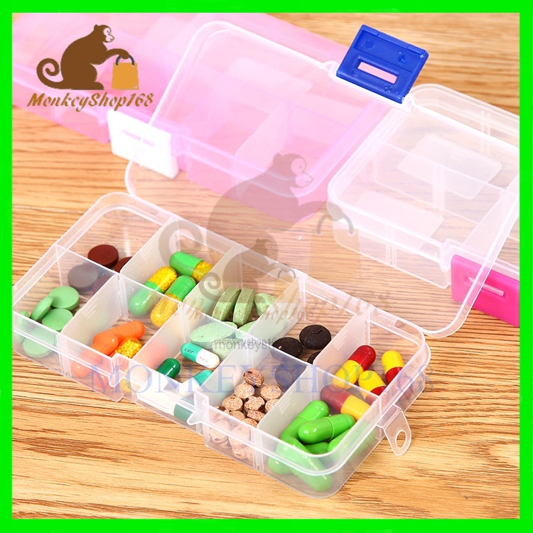 Mini Pill Box / Mini Accesory Box / ( Random Colour ) single / doubler ...