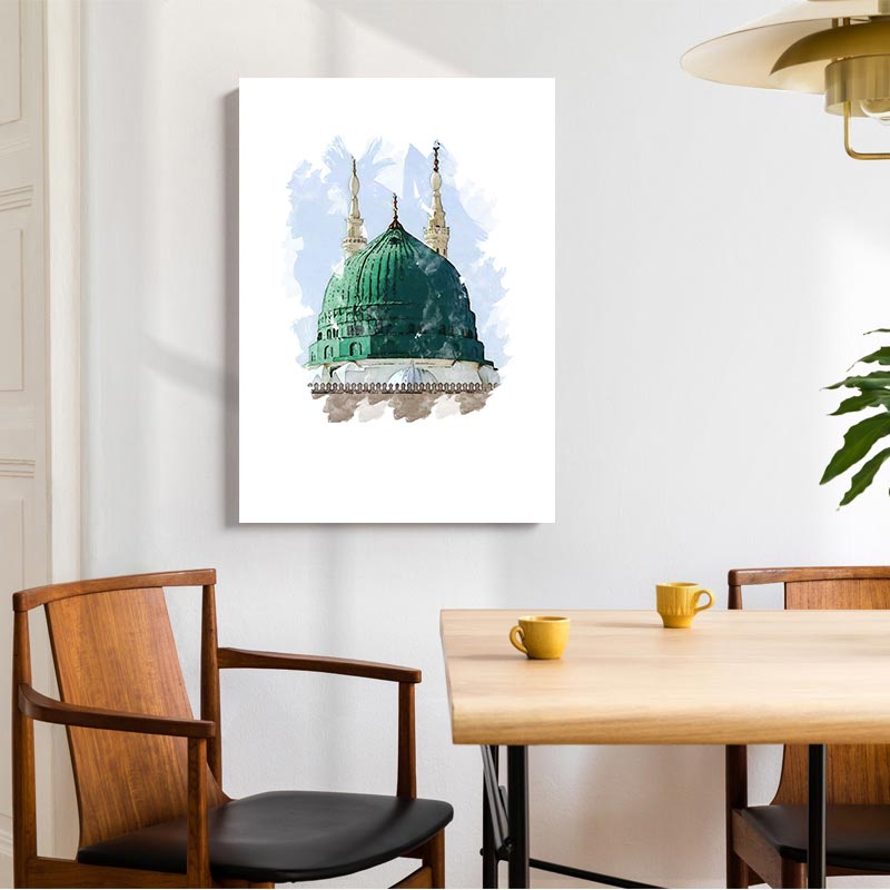 Frame Muslim Architecture Poster Islamic Canvas Painting Living Room ...