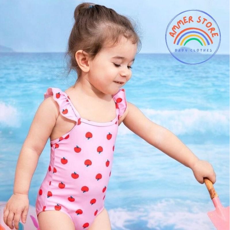 Onepiece Baby Girl Swimwear, SHEIN Export Backless TwoPiece Swimwear