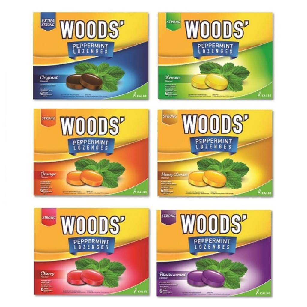 Woods' Peppermint Cough Drops Sweets 15g 6 Variants Shopee Malaysia