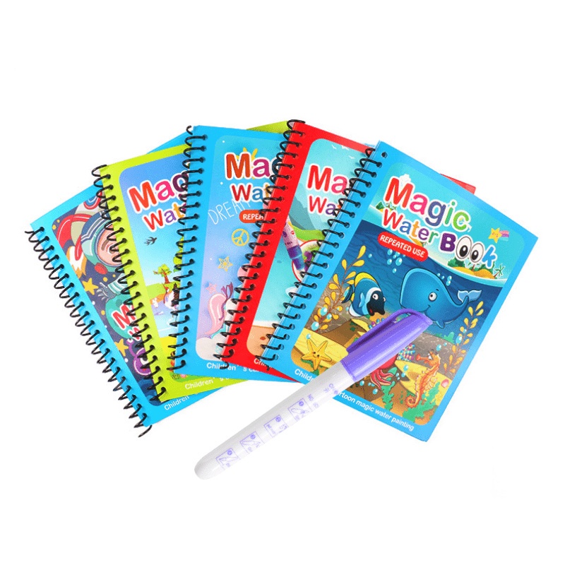 Gos G411 Magic Water Book Magic Coloring Book Water Marker Magic