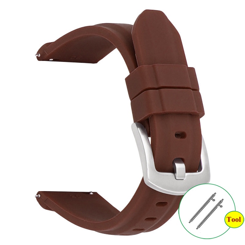 22mm silicone watch band quick release cheap